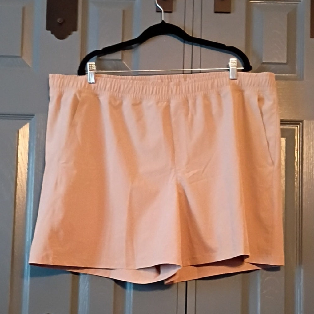 All in Motion Women's High Waist Tan Shorts